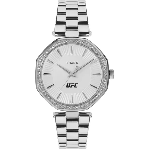 UFC Jewel Stainless Steel Watch , male, Sizes: ONE SIZE - Timex - Modalova