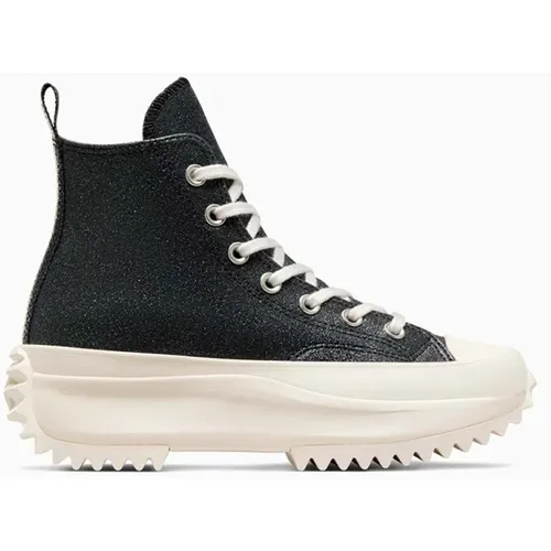 Schwarze/Weiße Unisex Sneakers , Damen, Größe: 37 1/2 EU - Converse - Modalova
