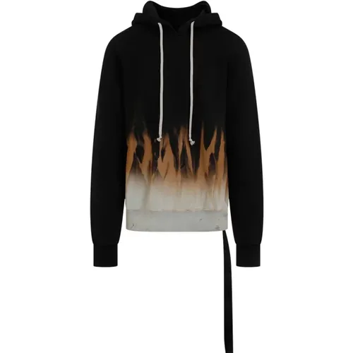 Schwarzer Terra Oversized Hoodie , Herren, Größe: M - Rick Owens - Modalova