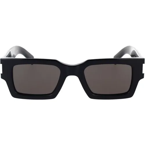 Square Sunglasses SL 572 001 , female, Sizes: 50 MM - Saint Laurent - Modalova