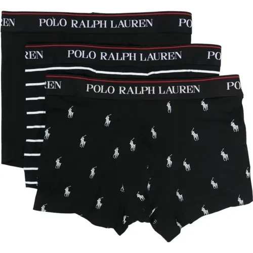 Men's Boxer Briefs Black Logo Waistband , male, Sizes: XL - Polo Ralph Lauren - Modalova