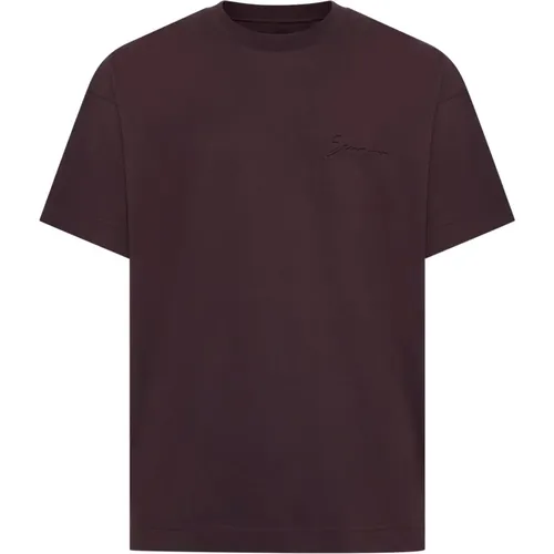 Lila T-Shirts und Polos , Herren, Größe: L - Givenchy - Modalova