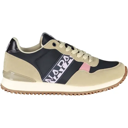 Sportliche Beige Schnürschuhe mit Kontrastdetails - Napapijri - Modalova