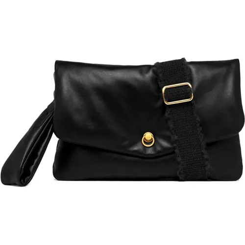 Nero Mirea Leder Crossbody Tasche - Gianni Chiarini - Modalova