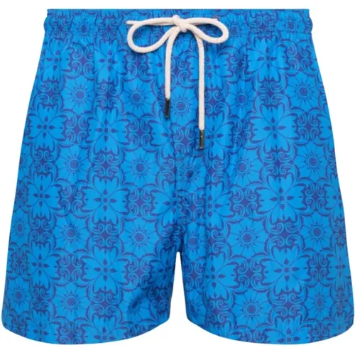 Mediterranean Style Swim Shorts , male, Sizes: M, S, L - Peninsula - Modalova