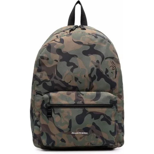 Camouflage Backpack , male, Sizes: ONE SIZE - alexander mcqueen - Modalova