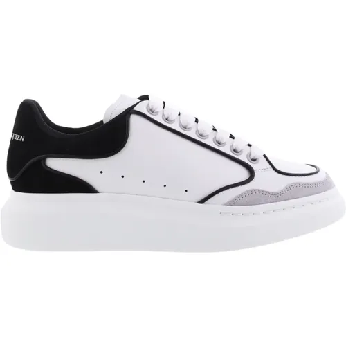 Leather Sneakers Larry/S.S , male, Sizes: 9 UK, 8 1/2 UK, 7 UK, 8 UK, 7 1/2 UK, 5 UK, 10 1/2 UK, 10 UK, 5 1/2 UK, 6 1/2 UK, 6 UK, 9 1/2 UK - alexander mcqueen - Modalova