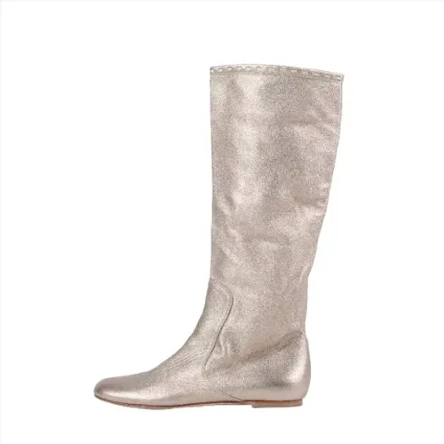 Pre-owned Leather boots , female, Sizes: 4 UK - Giuseppe Zanotti Pre-owned - Modalova