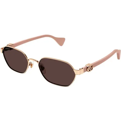 Stylische Sonnenbrille für Frauen , Damen, Größe: 56 MM - Gucci - Modalova