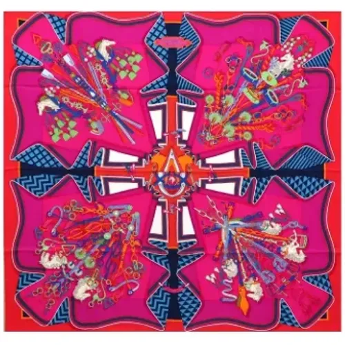 Pre-owned Silk scarves , female, Sizes: ONE SIZE - Hermès Vintage - Modalova