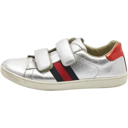 Pre-owned Leder sneakers , Damen, Größe: 36 EU - Gucci Vintage - Modalova