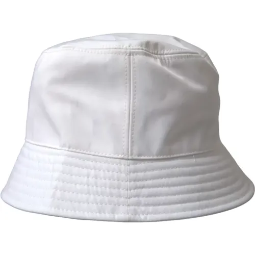 Cotton Bucket Hat Men , male, Sizes: 59 CM - Dolce & Gabbana - Modalova