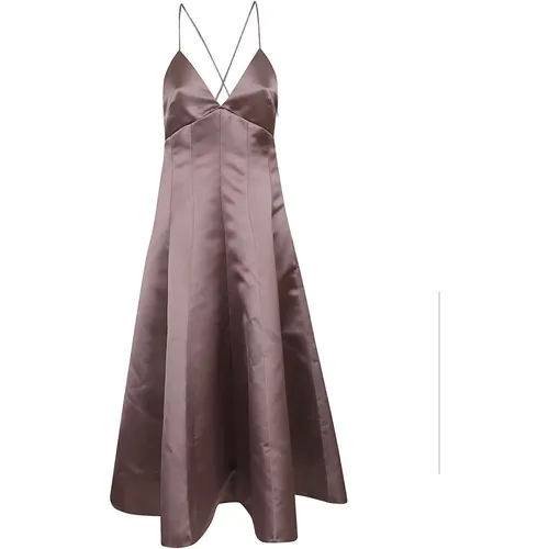 Women's Clothing Dresses Grey Ss24 , female, Sizes: XS, S - Philosophy di Lorenzo Serafini - Modalova