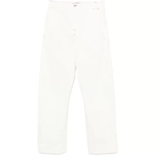 Weiße Baumwoll Tapered Jeans - Jacquemus - Modalova