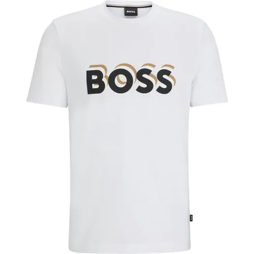 Distinctive Style Regular Fit T-Shirt , male, Sizes: XL, 2XL - Boss - Modalova