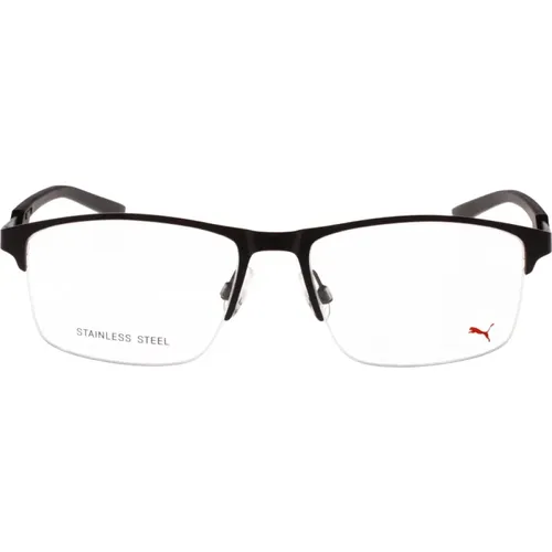Stylish Prescription Glasses for Men , male, Sizes: 57 MM - Puma - Modalova