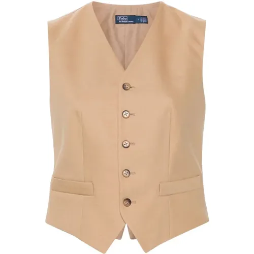 Tailored Polo Jacket , female, Sizes: S - Ralph Lauren - Modalova