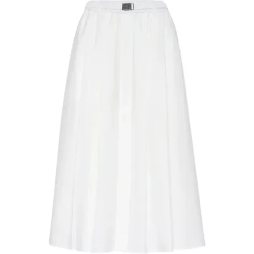 Pleated Skirts , female, Sizes: M - BRUNELLO CUCINELLI - Modalova