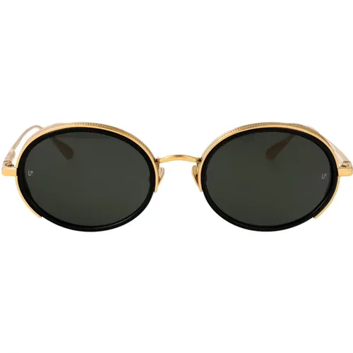 Stylish Sunglasses for Sunny Days , female, Sizes: 52 MM - Linda Farrow - Modalova