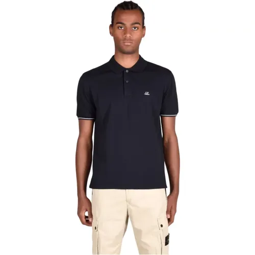Classic Polo Shirt in Cotton Blend , male, Sizes: M, XL, 2XL - C.P. Company - Modalova