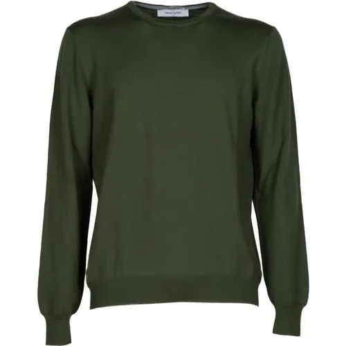Military Crewneck Sweater , male, Sizes: 3XL - Gran Sasso - Modalova
