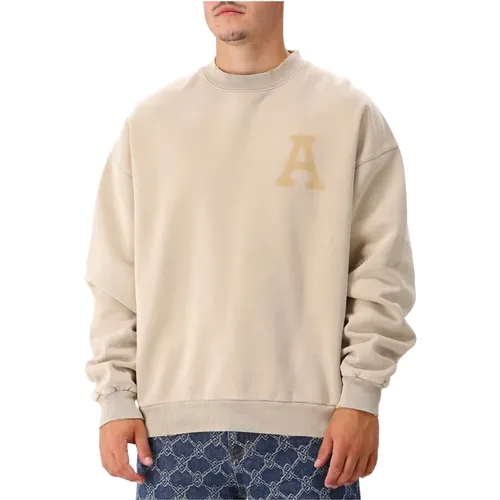 Zerstörter Kamel Sweatshirt Winter Must-Have , Herren, Größe: L - Axel Arigato - Modalova