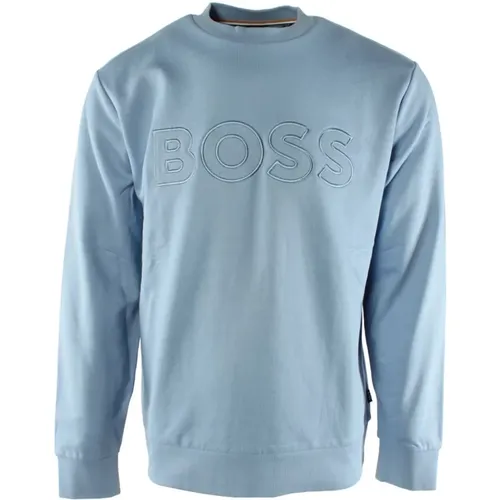 Cotton Men's Sweater , male, Sizes: L, XL, M - Hugo Boss - Modalova