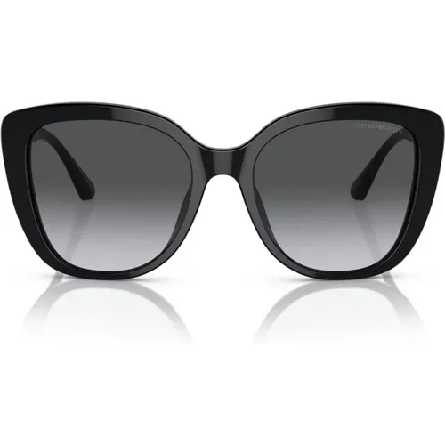 Butterfly Style Polarized Sunglasses , female, Sizes: 54 MM - Emporio Armani - Modalova