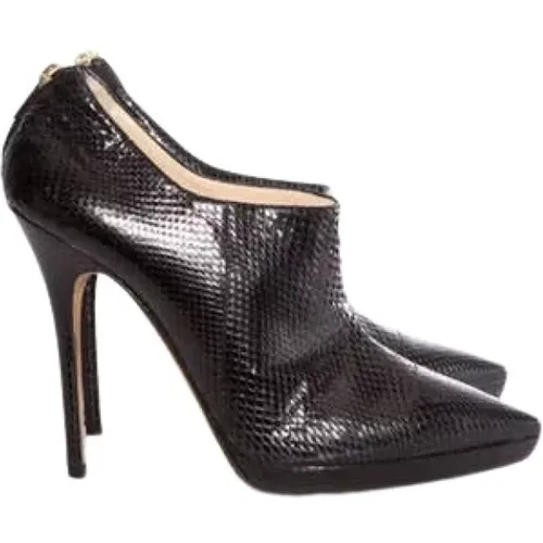 Pre-owned Leather heels , female, Sizes: 7 1/2 UK - Jimmy Choo Pre-owned - Modalova