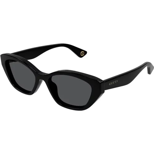 Schwarze Sonnenbrille für den täglichen Gebrauch , Damen, Größe: 54 MM - Gucci - Modalova
