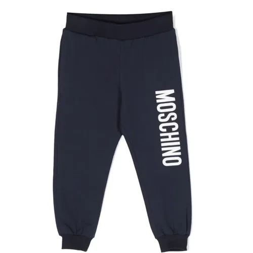 Dunkelblaue Hose für Männer - Moschino - Modalova