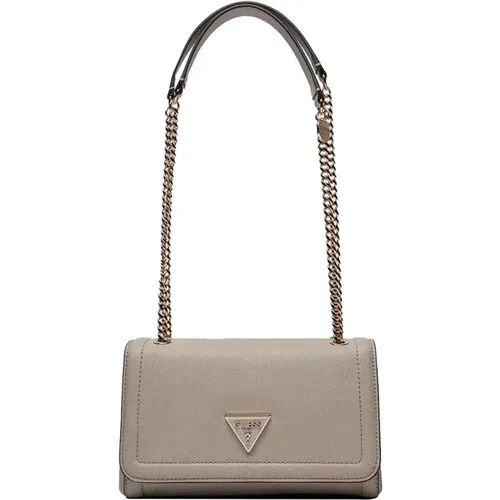 Taupe Handbags for Elegance and Versatility , female, Sizes: ONE SIZE - Guess - Modalova