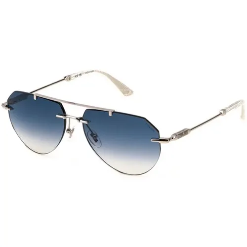 Blue Gradient Sunglasses Full Palladium Frame , male, Sizes: 59 MM - Police - Modalova