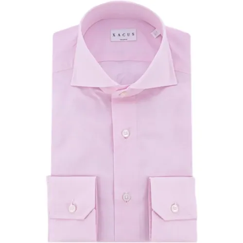 French Collar Cotton Shirt , male, Sizes: 2XL, XL, M - Xacus - Modalova