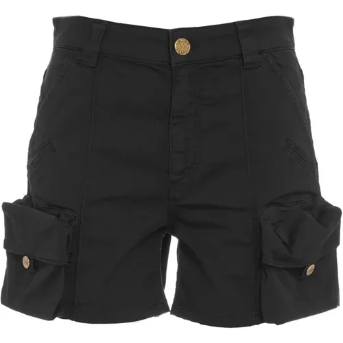 Schwarze Shorts für Frauen , Damen, Größe: S - pinko - Modalova