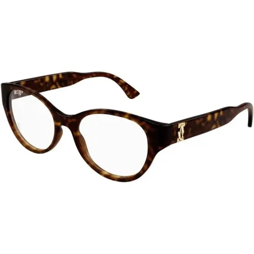 Stylish Eyeglasses Frame , unisex, Sizes: 53 MM - Cartier - Modalova