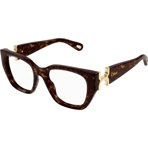Fashion Glasses Ch0238O Black , female, Sizes: 51 MM - Chloé - Modalova
