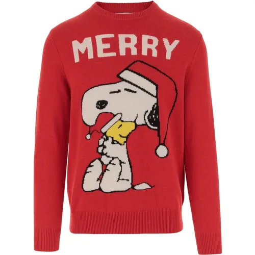 Snoopy Wollmischpullover , Herren, Größe: 2XL - MC2 Saint Barth - Modalova