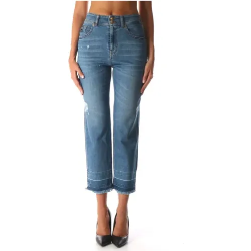 High-Quality Cropped Jeans for Women , female, Sizes: W29, W26, W27 - Versace Jeans Couture - Modalova