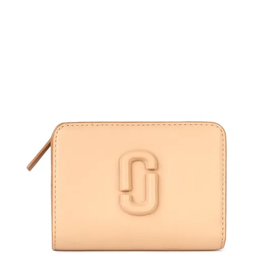 Mini Compact Wallet aus Kamelleder - Marc Jacobs - Modalova