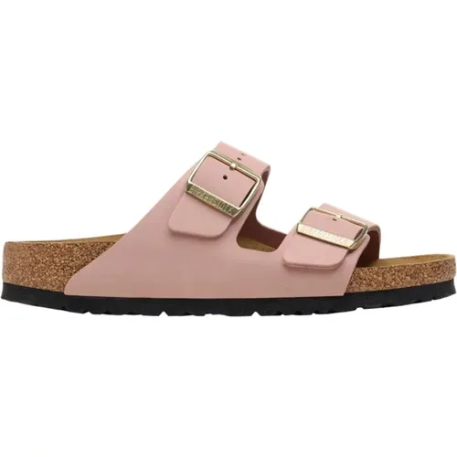 Casual Rosa Leder Damen Sandalen - Birkenstock - Modalova