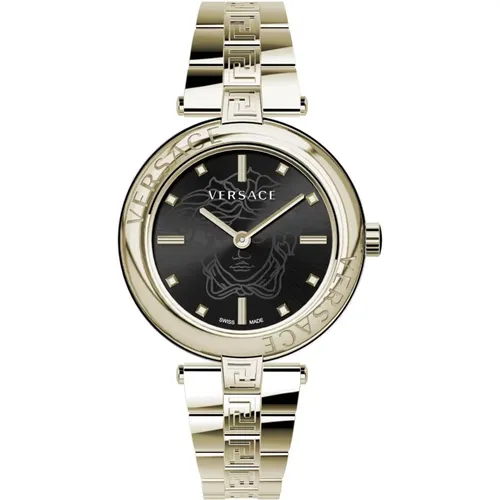 NEW Lady Edelstahl Uhr , Damen, Größe: ONE Size - Versace - Modalova