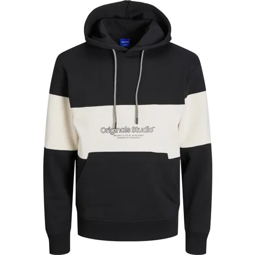 Farbblockierende Hoodie Sweatshirt , Herren, Größe: 2XL - jack & jones - Modalova