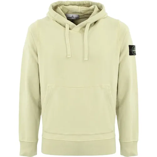 Hooded Sweater with Logo Patch , male, Sizes: 2XL, S, XL - Stone Island - Modalova