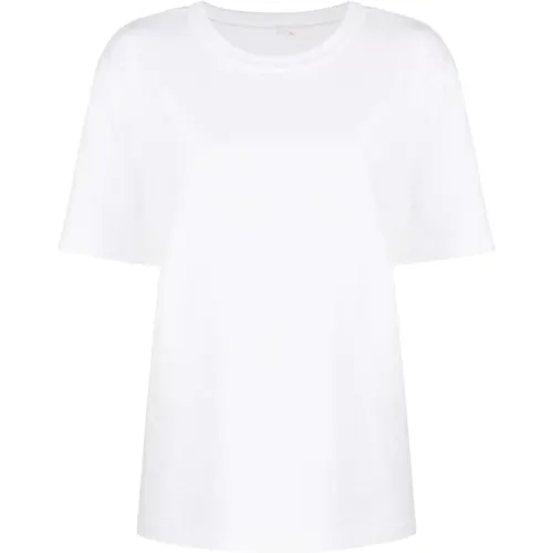 Oversized Logo Cotton T-shirt , female, Sizes: XS, 2XS, S, M - alexander wang - Modalova