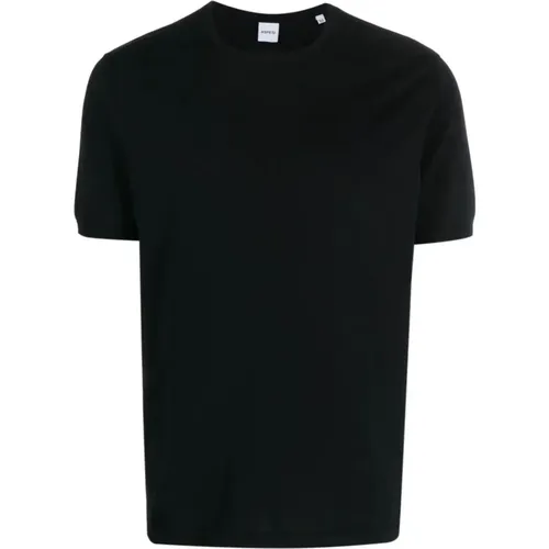 Schwarzes T-Shirt für Männer , Herren, Größe: M - Aspesi - Modalova