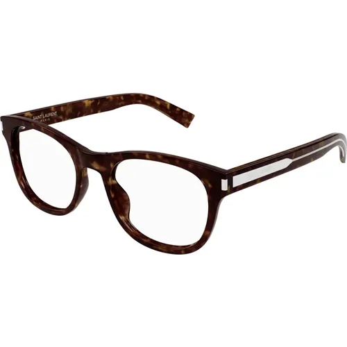 Fashion Eyeglasses SL 663 Black , unisex, Sizes: 53 MM - Saint Laurent - Modalova