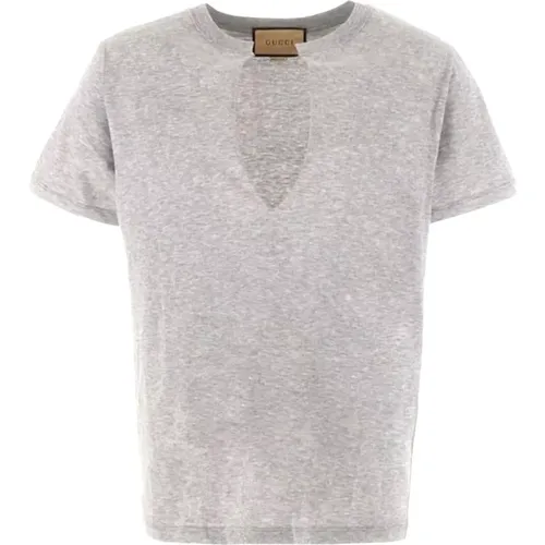 Casual Cotton Tee Shirt , male, Sizes: S - Gucci - Modalova