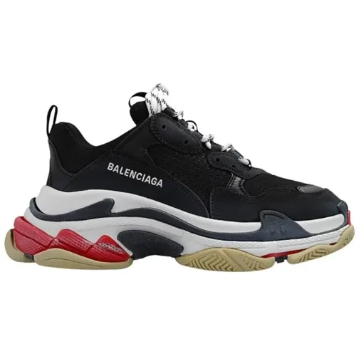 Triple S Low Top Sneakers , male, Sizes: 9 UK, 6 UK, 8 UK, 7 UK, 11 UK, 10 UK - Balenciaga - Modalova