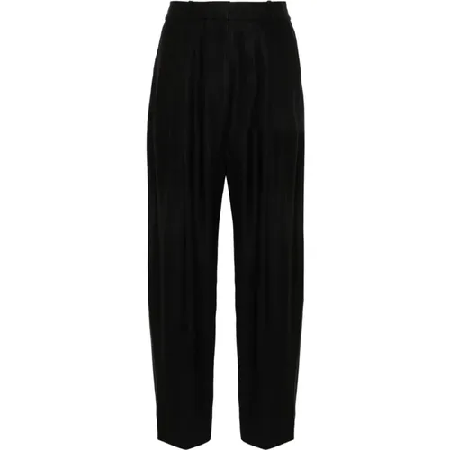 High-Waisted Trousers with Pleat Detailing , female, Sizes: M, S, XL, XS, 2XS - Studio Nicholson - Modalova